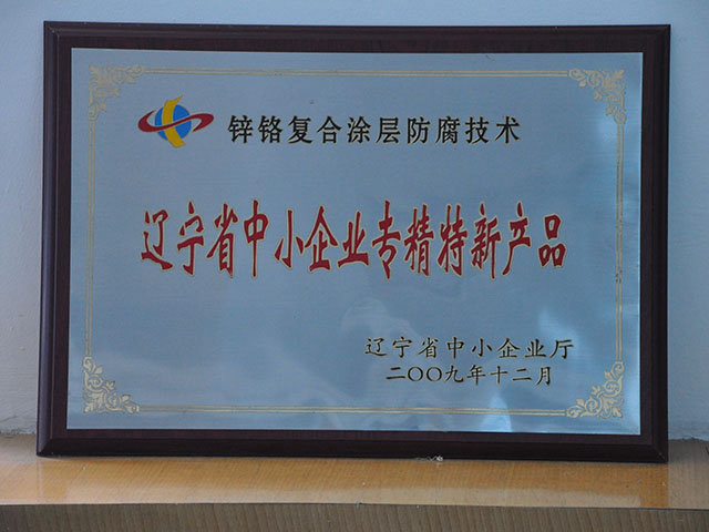 辽宁省中小企业专精特新产品